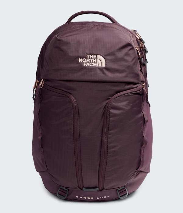 Womens Surge Luxe Backpack  31L TNF Deep BurgundyBurnt Coral HERO