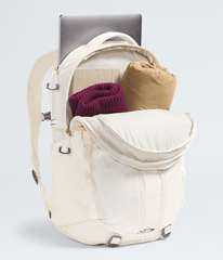 Womens Surge Luxe Backpack  31L TNF Gardenia WhiteBurnt Coral Metallic INT