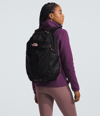 Womens Surge Luxe Backpack  31L TNF TNF BlackBurnt Coral MODELBACK