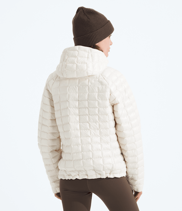Womens THERMOBALL Hooded Jacket TNF BACK