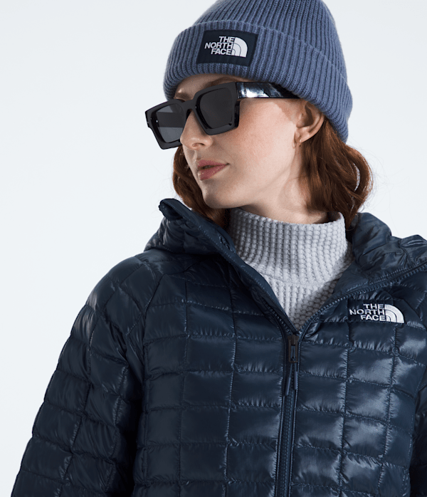 Womens THERMOBALL Hooded Parka TNF Summit Navy HERO3