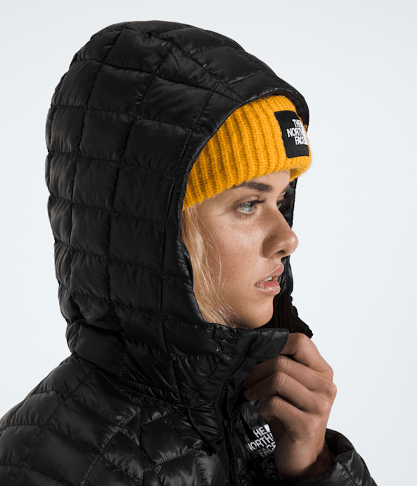 Womens THERMOBALL Hooded Parka TNF TNF Black MODELHOOD2