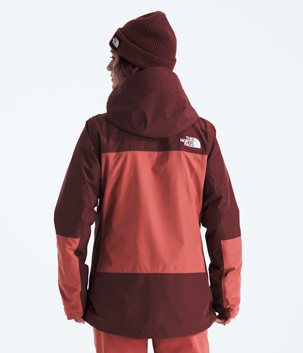 Womens THERMOBALL Snow Triclimate Jacket TNF SumacMars Dust BACK