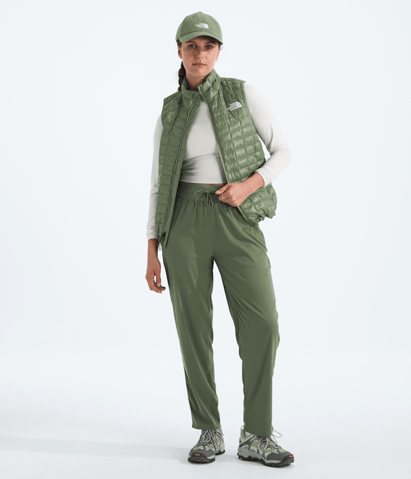 Womens THERMOBALL Vest TNF Bark Mist HERO2