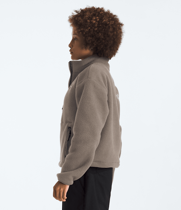 Womens TNF Fleeski Zip Pullover TNF Mocha Brown MODEL34