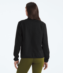 Womens TNF Performance Fleece Zip TNF BACK