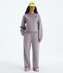 Womens TNF Red Box Crew TNF Transcendent Grey HERO2