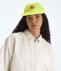 Womens TNF Red Box Nylon ShortSleeve Shirt TNF White Dune HERO3