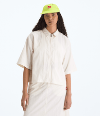 Womens TNF Red Box Nylon ShortSleeve Shirt TNF Main