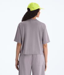 Womens TNF Red Box ShortSleeve Boxy Tee TNF Transcendent Grey BACK