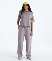 Womens TNF Red Box ShortSleeve Boxy Tee TNF Transcendent Grey HERO2