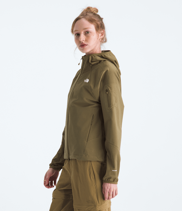 Womens Tek Approach FUTUREFLEECE Hooded Jacket TNF MODEL34