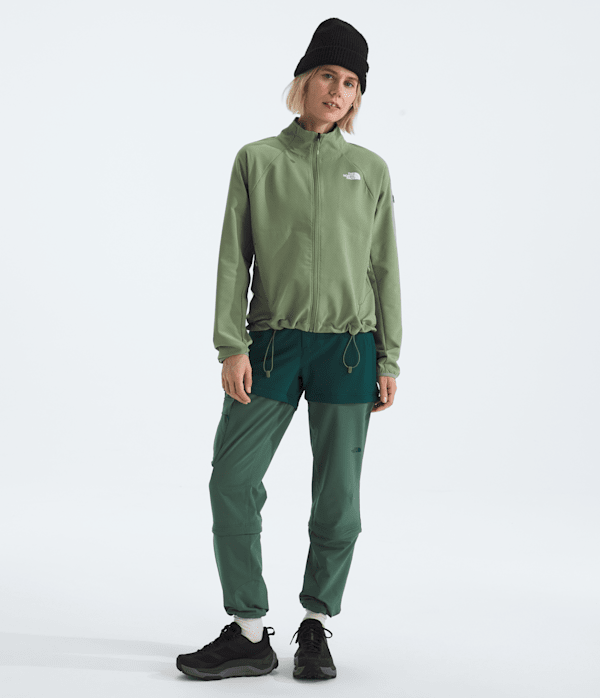 Womens Tek Approach Jacket TNF Bark MistSlate Moss HERO2
