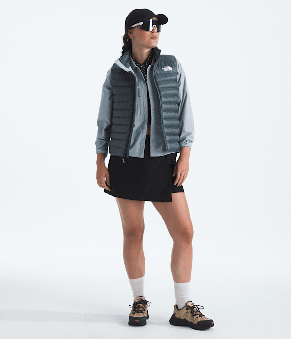 Womens Terra Peak Vest TNF Granite Grey HERO2