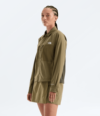 Womens Trail LIGHTRANGE LongSleeve Shirt TNF CedarNew Taupe Green MODEL34