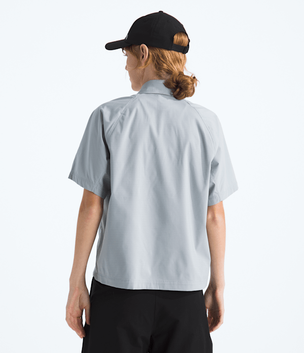 Womens Trail LIGHTRANGE ShortSleeve Shirt TNF Frost Grey BACK