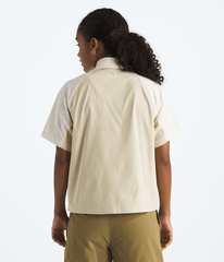 Womens Trail LIGHTRANGE ShortSleeve Shirt TNF White DuneDesert Stone BACK