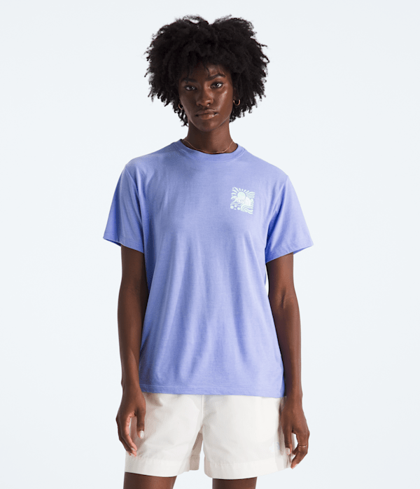 Womens TriBlend Vibey Sun ShortSleeve Tee TNF BACK