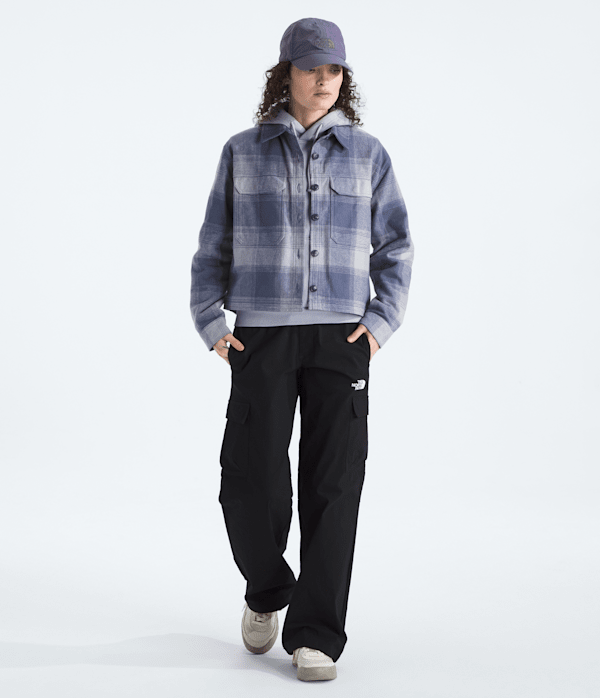 Womens Valley Flannel ShirtPlaid TNF Twilight Galaxy TNF Shadow Plaid HERO2