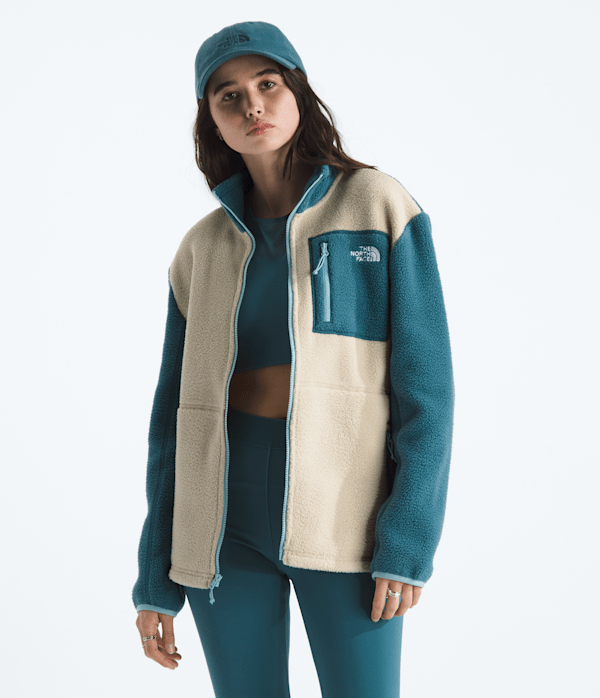 Womens Yumiori FullZip TNF GravelSpaceBlue Eclipse Main