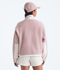Womens Yumiori Off Peak FullZip Jacket TNF METAL PINKWHITE DUNE BACK
