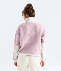 Womens Yumiori Off Peak Zip Jacket TNF METAL PINKWHITE DUNE BACK