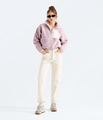 Womens Yumiori Off Peak Zip Jacket TNF METAL PINKWHITE DUNE HERO2