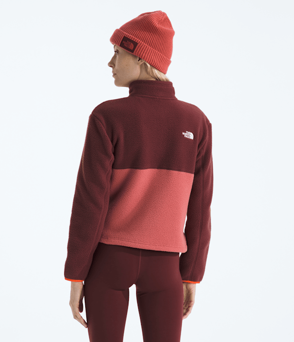 Womens Yumiori Zip TNF Mars DustSumacSolar Flare BACK