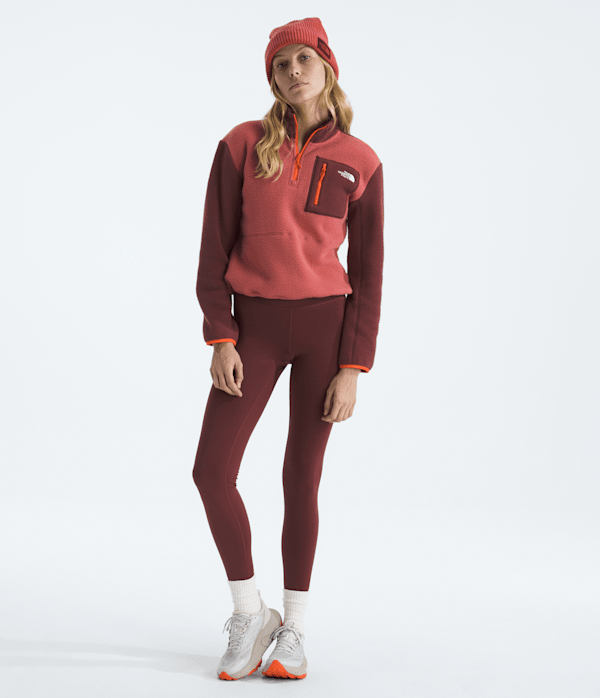 Womens Yumiori Zip TNF Mars DustSumacSolar Flare HERO2
