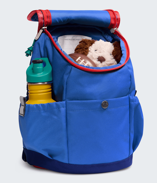 Youth Mini Explorer Backpack  10L TNF Active BlueBold BlueElevation Red DETAIL1