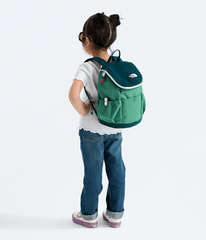 Youth Mini Explorer Backpack  10L TNF Dimmed AlgaeSlate MossPacific Teal MODELBACK